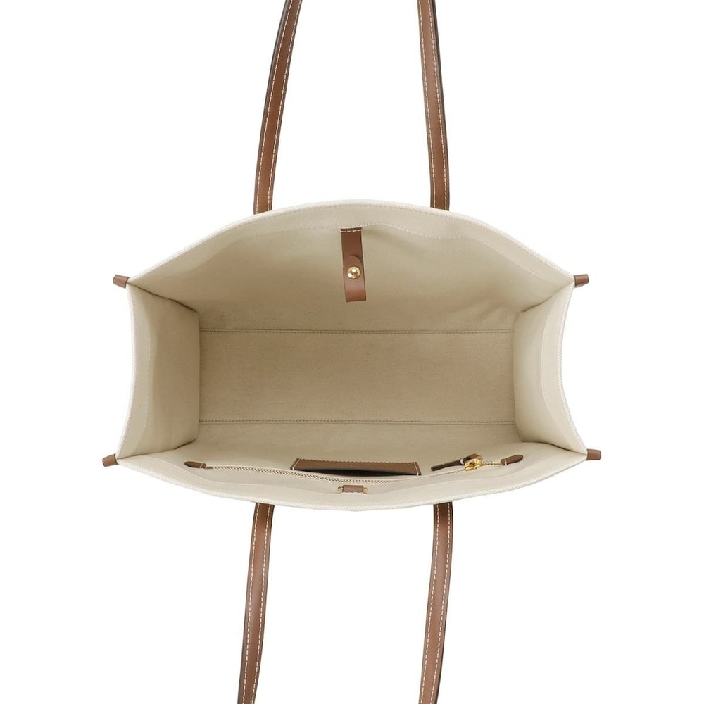 Burberry Belt Loop Snap Button Leather Handbag Br… - image 3